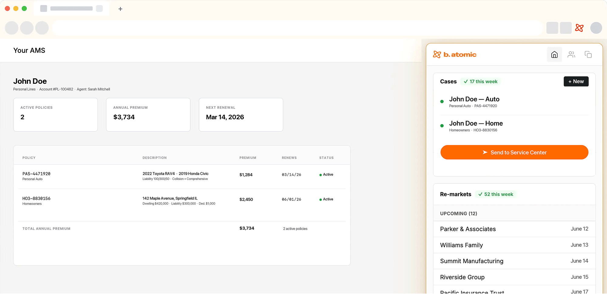 NSC Extension Dashboard